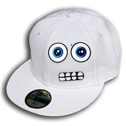 Front pic of 'Dwight' New Era 59FIFTY Baseball Cap, Blue on White