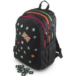 Front pic of 'Apatchee' Rucksack, Assorted on Black