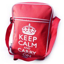 Keep Calm and Carry on Flight Bag by Yes No Maybe